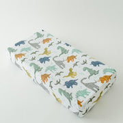 Little Unicorn Cotton Muslin Changing Pad Cover | Dino Friends