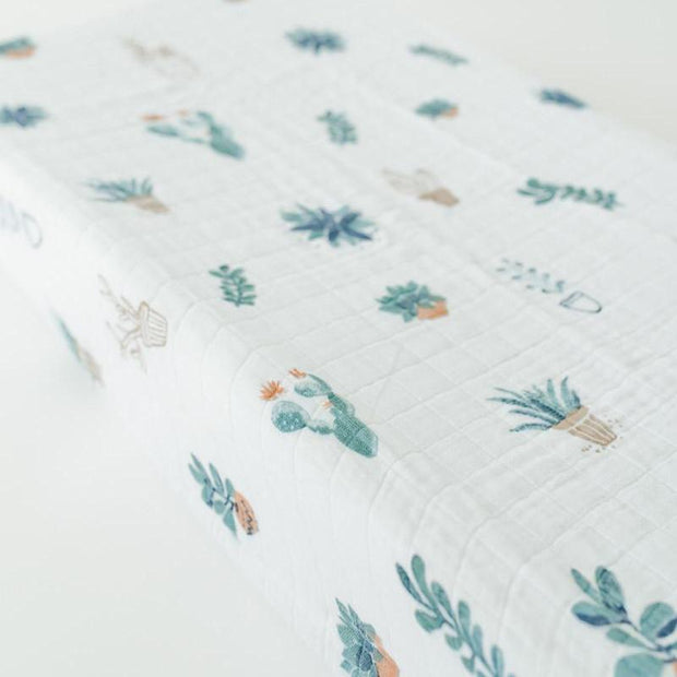 Little Unicorn Cotton Muslin Changing Pad Cover | Prickle Pots