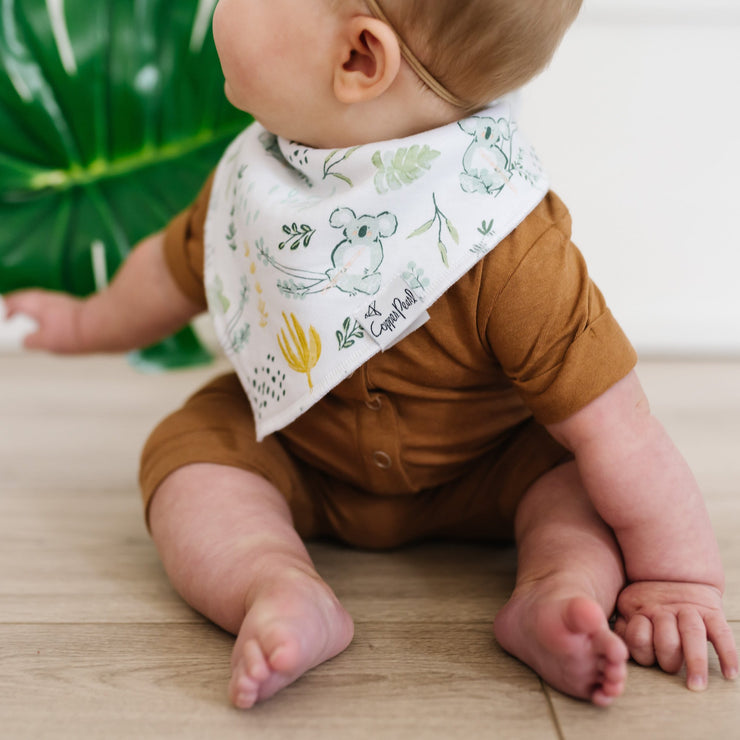 Copper Pearl Baby Bandana Bibs | Aussie