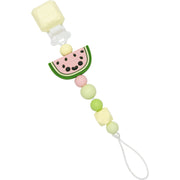 Loulou Lollipop Darling Pacifier Clip | Watermelon