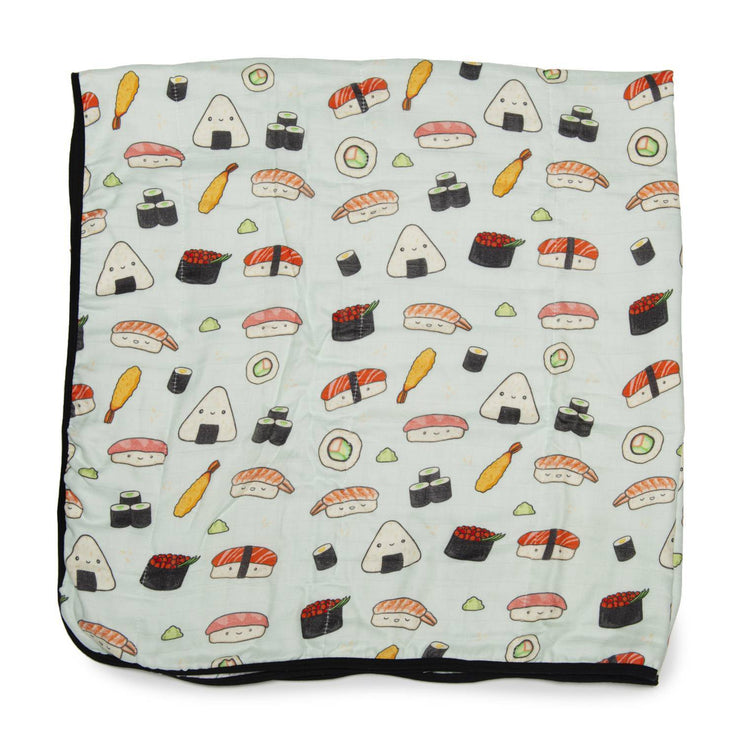 Loulou Lollipop Muslin Quilt Blanket | Sushi