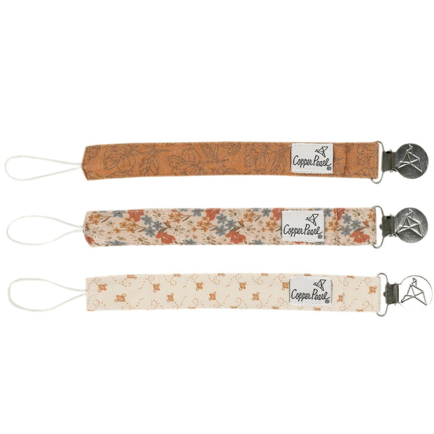 Copper Pearl Binky Clips | Eden