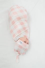 Copper Pearl Knit Swaddle Blanket | London