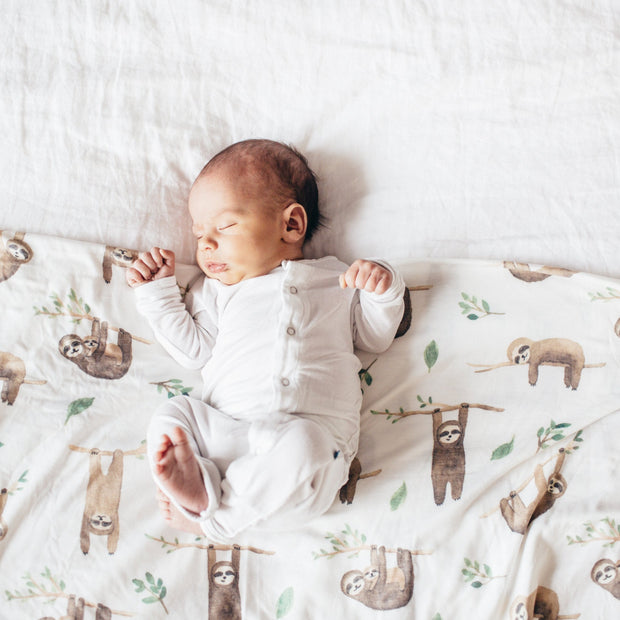 Copper Pearl Knit Swaddle Blanket | Noah