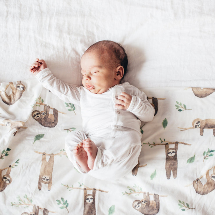 Copper Pearl Knit Swaddle Blanket | Noah