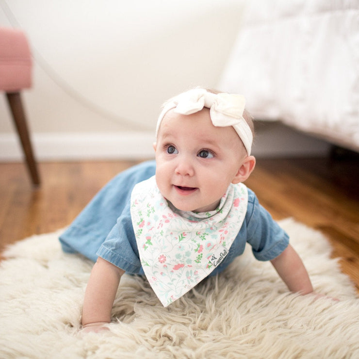 Baby Bandana Bibs - Claire - Copper Pearl - 11