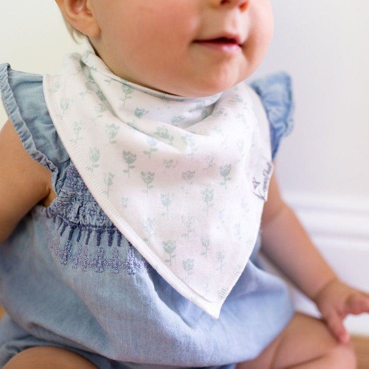 Baby Bandana Bibs - Claire - Copper Pearl - 5