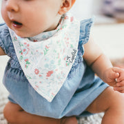 Baby Bandana Bibs - Claire - Copper Pearl - 3