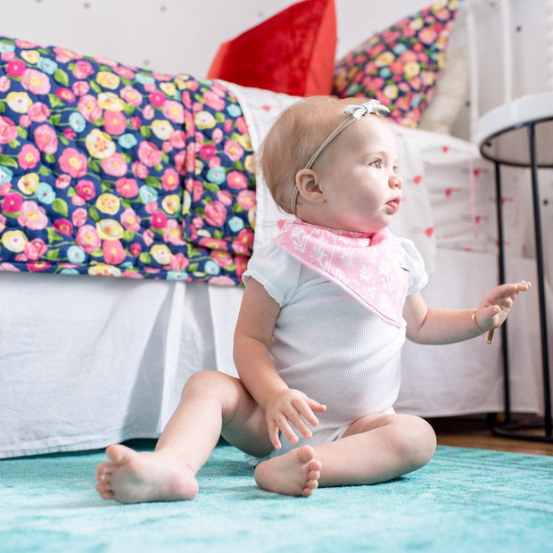 Baby Bandana Bibs - Claire - Copper Pearl - 9