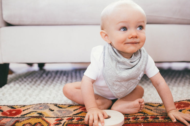 Baby Bandana Bibs - Jude - Copper Pearl - 4