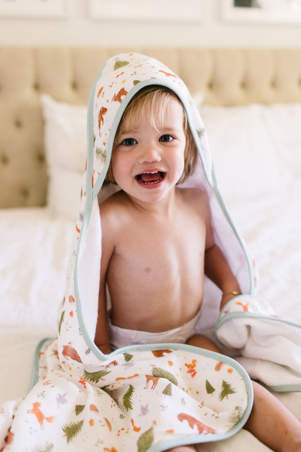 Loulou Lollipop Hooded Towel Set | Forest Friends