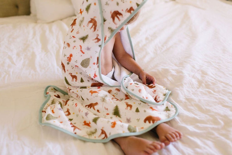 Loulou Lollipop Hooded Towel Set | Forest Friends