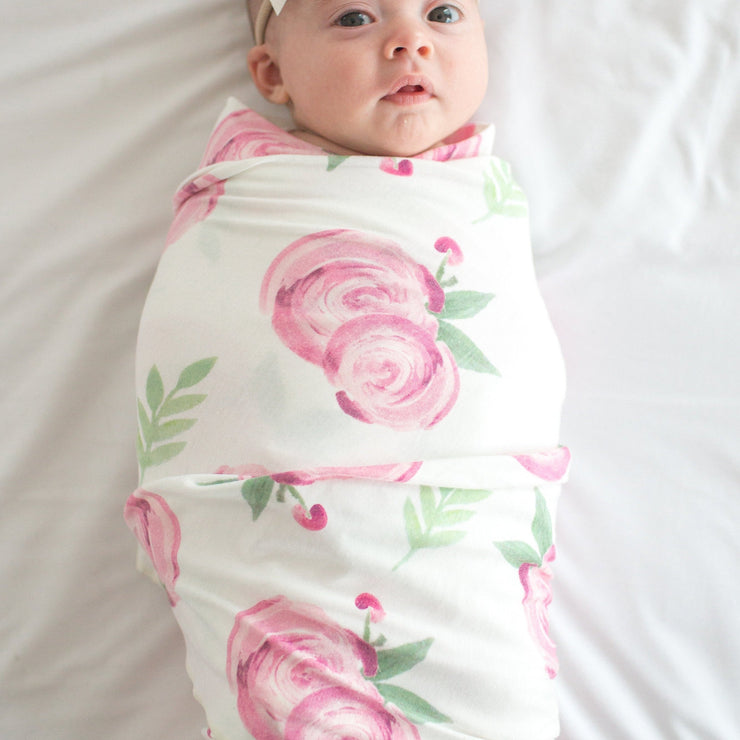 Copper Pearl Knit Swaddle Blanket | Grace