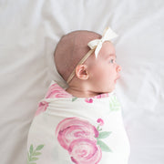 Copper Pearl Knit Swaddle Blanket | Grace