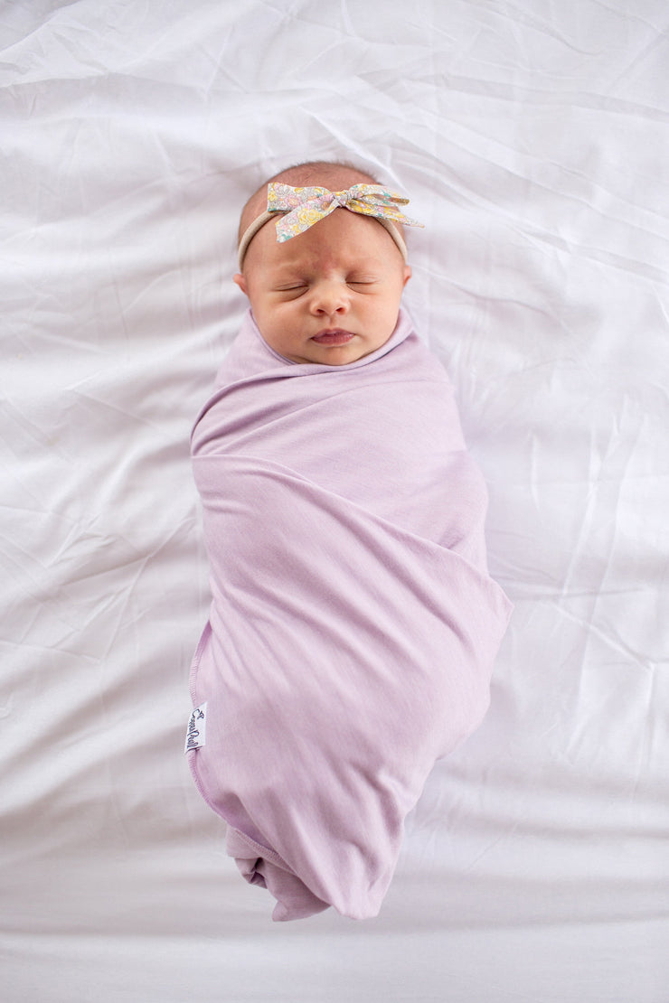 Copper Pearl Knit Swaddle Blanket | Lily