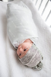 Copper Pearl Knit Swaddle Blanket | Summit