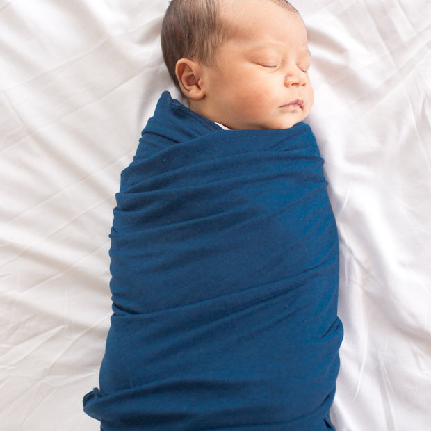 Copper Pearl Knit Swaddle Blanket | River