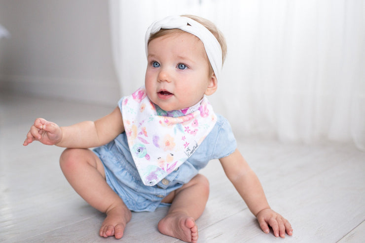 Copper Pearl Baby Bandana Bibs | Bloom