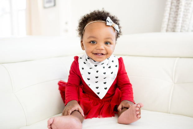 Copper Pearl Baby Bandana Bibs | Blush