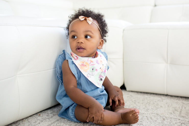 Copper Pearl Baby Bandana Bibs | Bloom