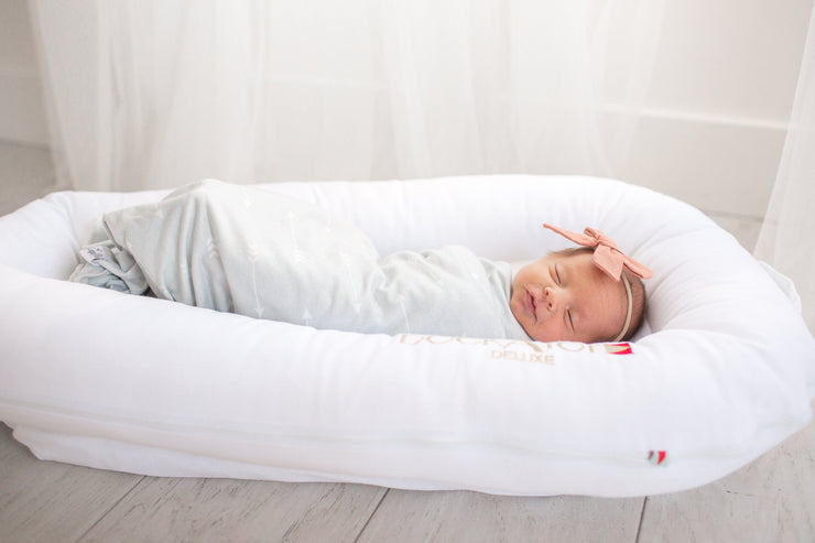 Copper Pearl Knit Swaddle Blanket | Summit