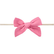 Copper Pearl Classic Nylon Bow | Flamingo