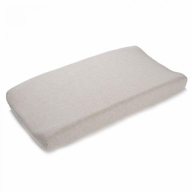 Liz & Roo Flax Linen Blend Contoured Changing Pad Cover