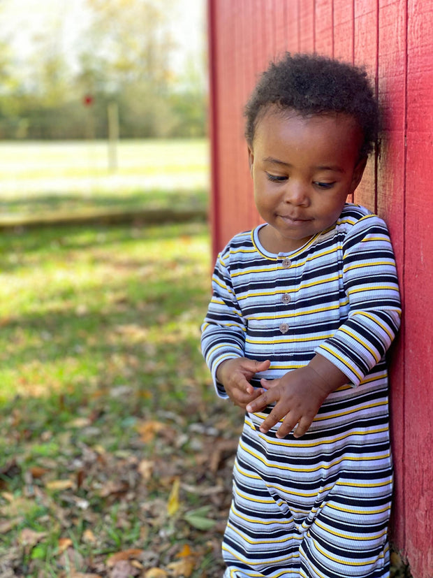 Me & Henry Mason Rib Romper