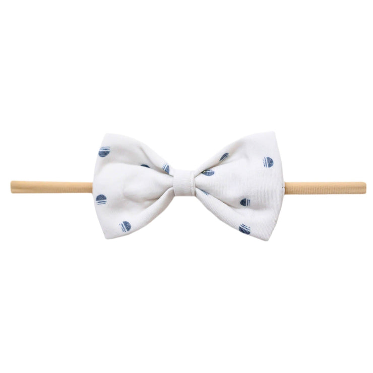 Copper Pearl Bowtie Nylon Bow | Haze