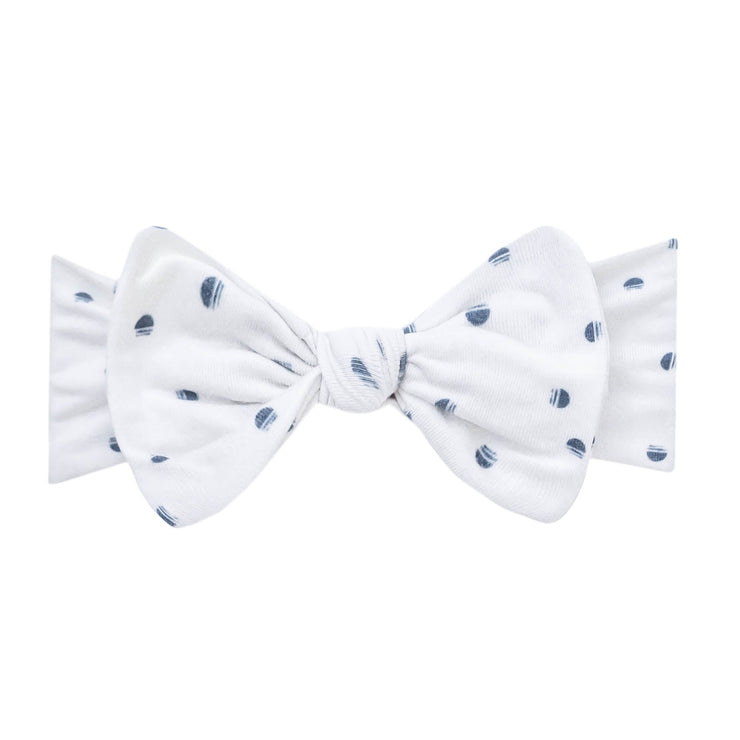 Copper Pearl Knit Headband Bow | Haze