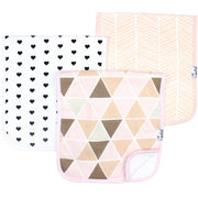 Copper Pearl Premium Burp Cloths | Blush