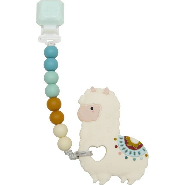 Loulou Lollipop Silicone Teether Gem Set | Llama
