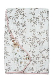 Loulou Lollipop Muslin Quilt Blanket | Secret Garden