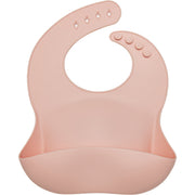 Loulou Lollipop Silicone Bib | Pink Quartz