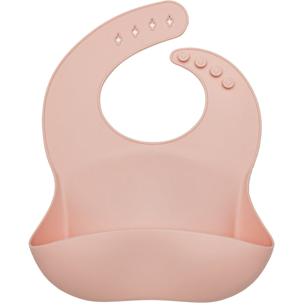 Loulou Lollipop Silicone Bib | Pink Quartz