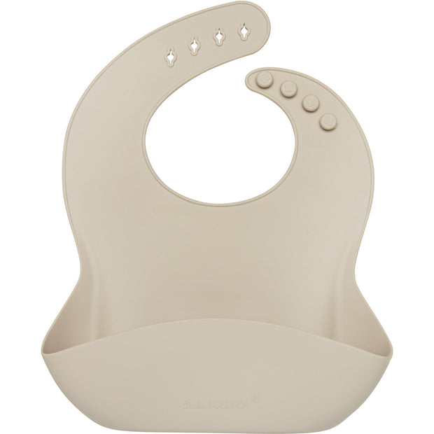 Loulou Lollipop Silicone Bib | Sand