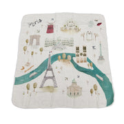 Loulou Lollipop Muslin Quilt Blanket | Paris