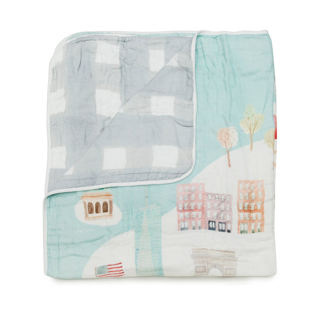 Loulou Lollipop Muslin Quilt Blanket | Vancouver