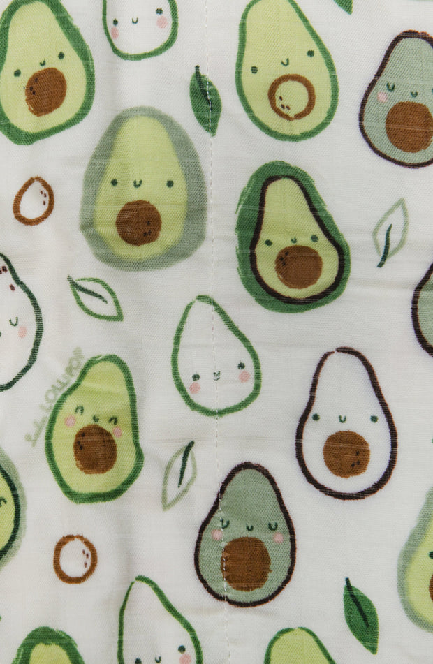 Loulou Lollipop Muslin Quilt Blanket | Avocado