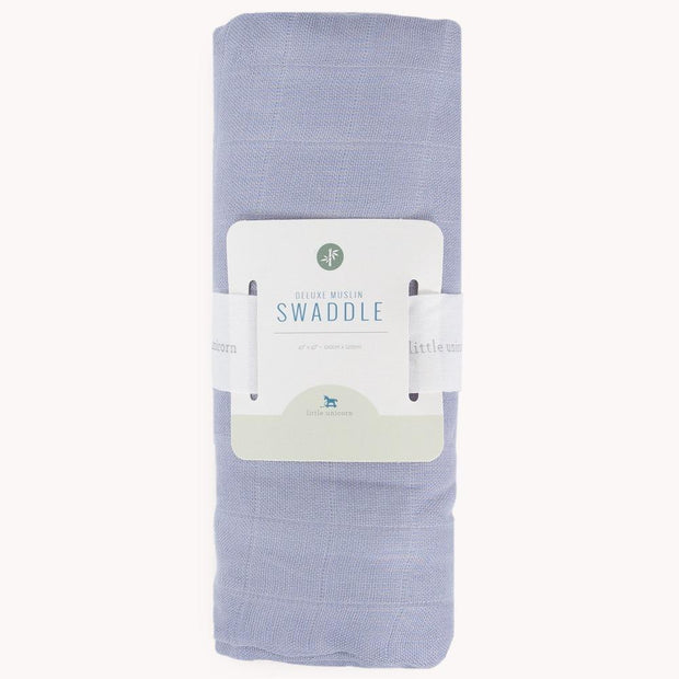 Little Unicorn Deluxe Muslin Swaddle Blanket | Lavender