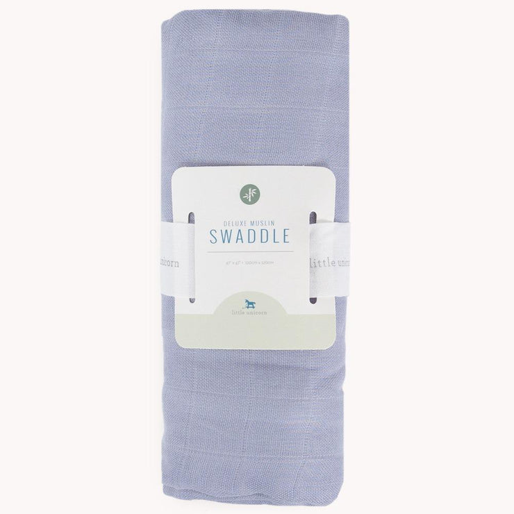 Little Unicorn Deluxe Muslin Swaddle Blanket | Lavender