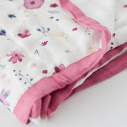 Little Unicorn Deluxe Muslin Baby Quilt | Fairy Garden
