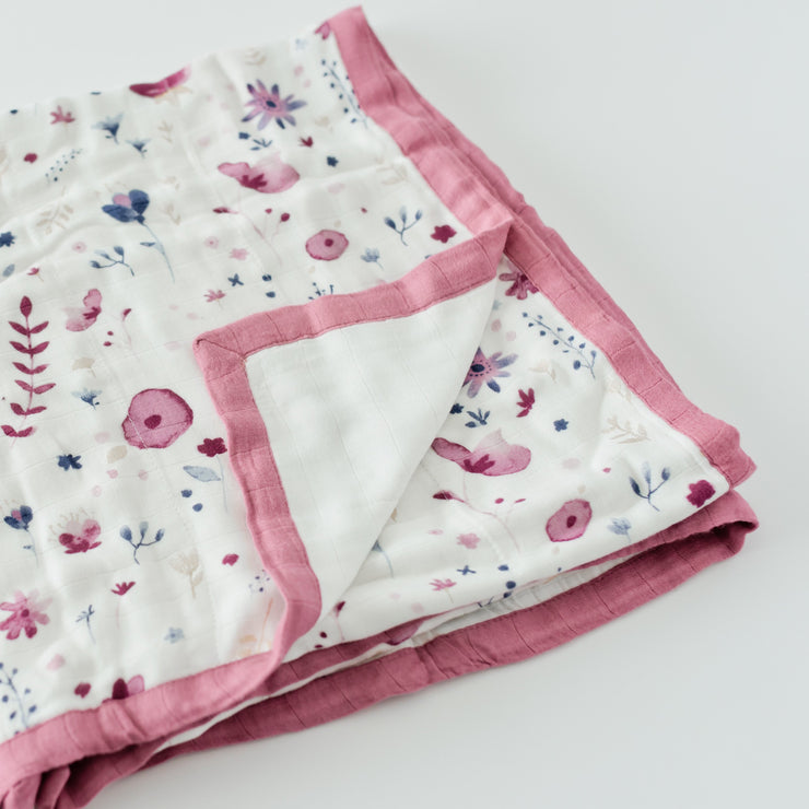 Little Unicorn Deluxe Muslin Baby Quilt | Fairy Garden