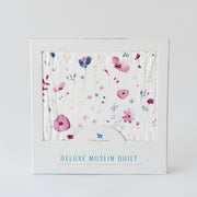 Little Unicorn Deluxe Muslin Baby Quilt | Fairy Garden