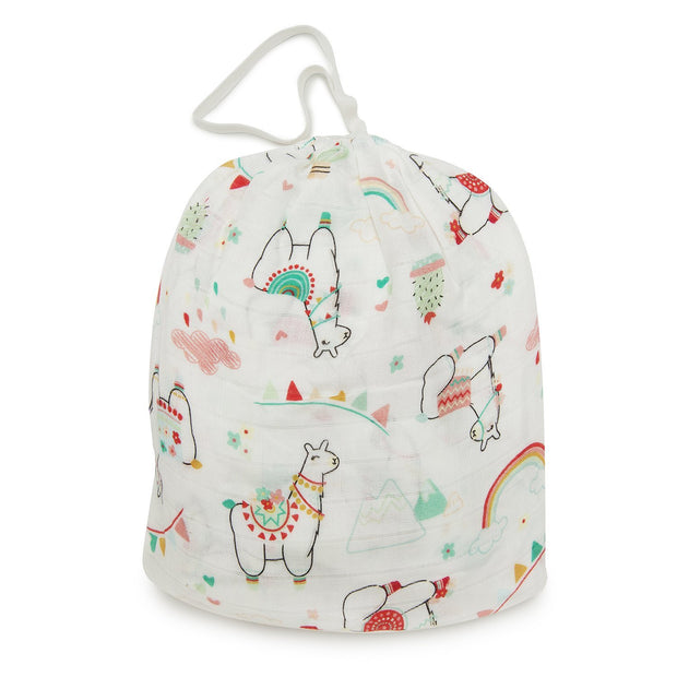 Loulou Lollipop Fitted Crib Sheet | Llama