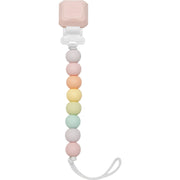 Loulou Lollipop Lolli Gem Silicone Pacifier Clip | Cotton Candy