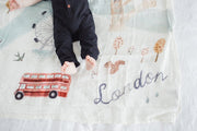 Loulou Lollipop Muslin Quilt Blanket | London