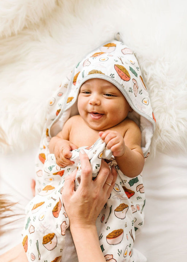 Loulou Lollipop Hooded Towel Set | Ramen