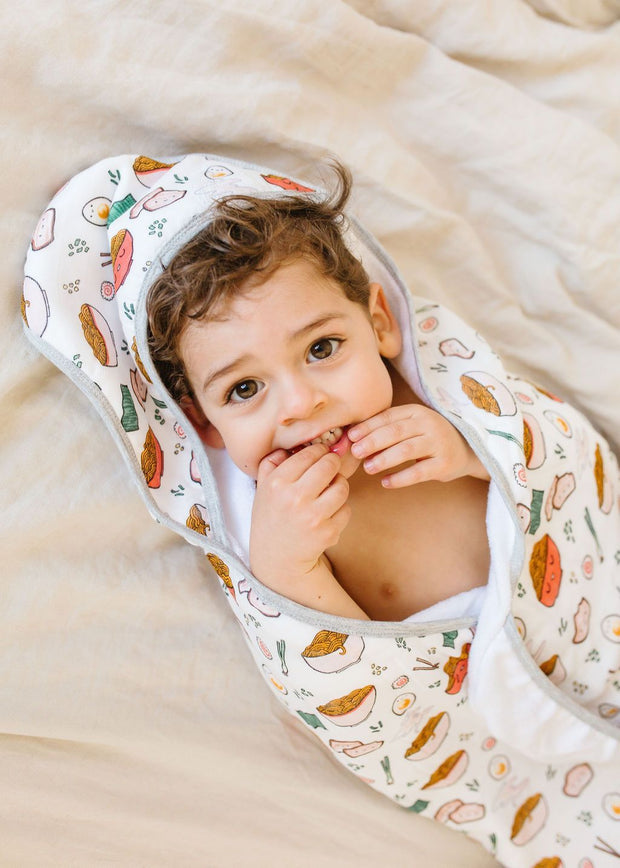 Loulou Lollipop Hooded Towel Set | Ramen