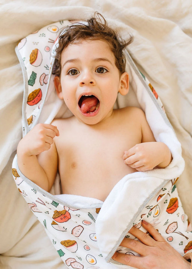 Loulou Lollipop Hooded Towel Set | Ramen